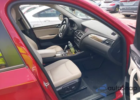 2017 BMW X3 xDrive28I z USA, uszkodzony, nr VIN 5UXWX9C31H0W68805